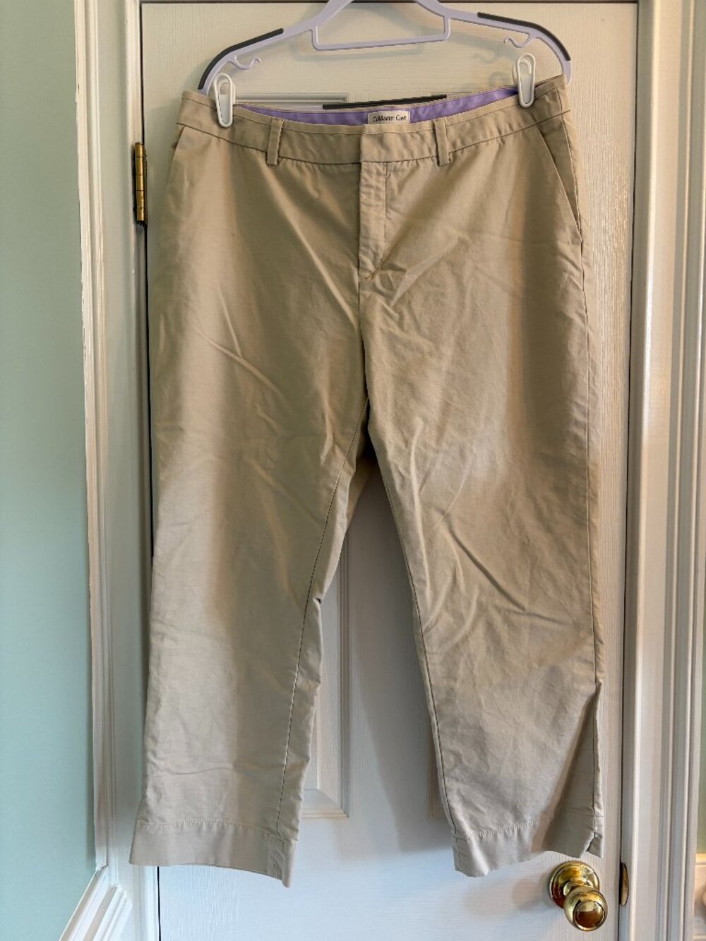 Coldwater Creek Beige Size 18 Cropped Ankle Pants